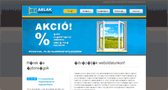 Desktop Screenshot of ablakszentendre.hu
